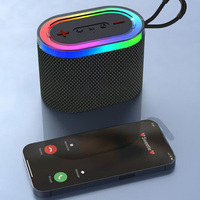 Haut-Parleur Sans Fil en Tissu 5W Meilleure Vente, le Meilleur Haut-Parleur Portable Sans Fil avec BT USB AUX FM