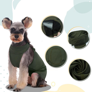Di lusso traspirante cane chirurgia tuta di recupero di protezione della coscia ferita manica per maschio femmina animali domestici <span class=keywords><strong>sterilizzare</strong></span> vestiti per animali domestici per gatti - Product Image 1