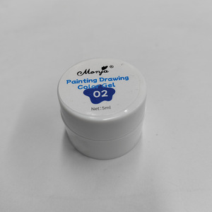 Nouveau style – 5 couleurs en stock – Gel <span class=keywords><strong>de</strong></span> peinture spécial à haute saturation pour nail art DIY, pot petit format, colle large pour peinture <span class=keywords><strong>sur</strong></span> <span class=keywords><strong>ongles</strong></span> - Product Image 6