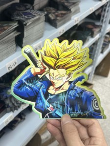 Autocollant 3D en PET Imprimé UV Écologique et Étanche, Motif Anime Son Goku <span class=keywords><strong>Vegeta</strong></span> IV Gogeta pour Voiture et Ordinateur Portable - Product Image 5