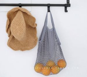 Wholesale Bulk Storage Custom Logo Cotton <b>Net</b> Toteshopping <b>Bag</b> Mesh Tote <b>Bags</b> - Product Image 6