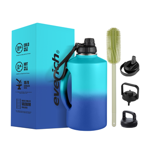 2.2L <strong>Water</strong> <strong>Huge</strong> <strong>Water</strong> Stainless Steel Gym <strong>Bottle</strong>, <strong>Water</strong> <strong>Bottle</strong> With Big Handle for Outdoor or Sport - Product Image 6