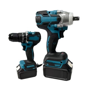 Bộ dụng cụ điện không dây đa chức năng, sử dụng pin Lithium 18V/21V, sạc lại được, <span class=keywords><strong>9</strong></span> trong 1, kèm hộp nhựa cứng - Product Image 2