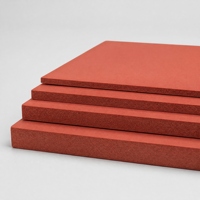 Rotolo di schiuma siliconica rossa Jacey a celle chiuse, guarnizione in gomma spugnosa resistente alle alte temperature, 3mm 5mm 10mm, per sigillatura e ammortizzazione
