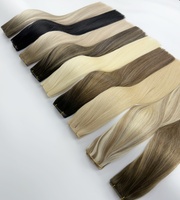 Greathairgroup Genius Soft & Lightweight Thin Weft Hair That Can Be Cut No Return Genius Weft Top Grade Russian Hair Extensions