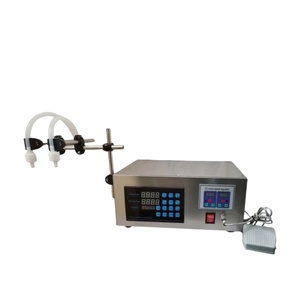Máquina de Llenado de Líquidos Gfk380 de 2 Boquillas, de Sobremesa, Pequeña, con Control Digital y Bomba Magnética - Product Image 6