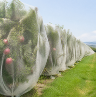 Anti-insectennet voor fruitbomen Witte plantenbeschermingsnetten Ademende tuinafdekking voor groenten, boomgaard, kas