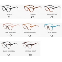 Lunettes photochromiques anti-radiation pour femmes, lunettes de vue anti-lumière bleue œil de chat, montures rétro, protection des yeux pour ordinateur