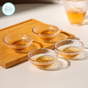 Japanese Hammered Glass Gaiwan With Lid Heat Resistant For Kung Fu <b>Tea</b> <b>Set</b> Home Use - Product Image 5