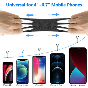 Dudukan Ponsel Sepeda Berputar, Dudukan Ponsel untuk Stang Sepeda Kompatibel dengan iPhone 6 7 8 X Plus Samsung Galaxy - Product Image 4
