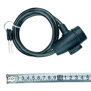 Cadenas à câble pour vélo avec clés, antivol en métal pour VTT, vélo électrique, utilisation extérieure durable - Product Image 3