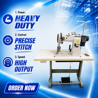 Machine à coudre industrielle OREN à colonne, à aiguille simple, à commande numérique, haute vitesse, pour cuir, modèle RN-8365DM