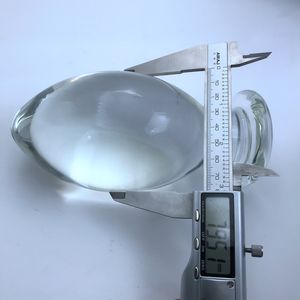 Dildo de Vidrio Borosilicato Transparente y Suave, Cuentas Anales Grandes para Mujeres, Tapón Anal de Cristal, Placer Sexual - Product Image 2