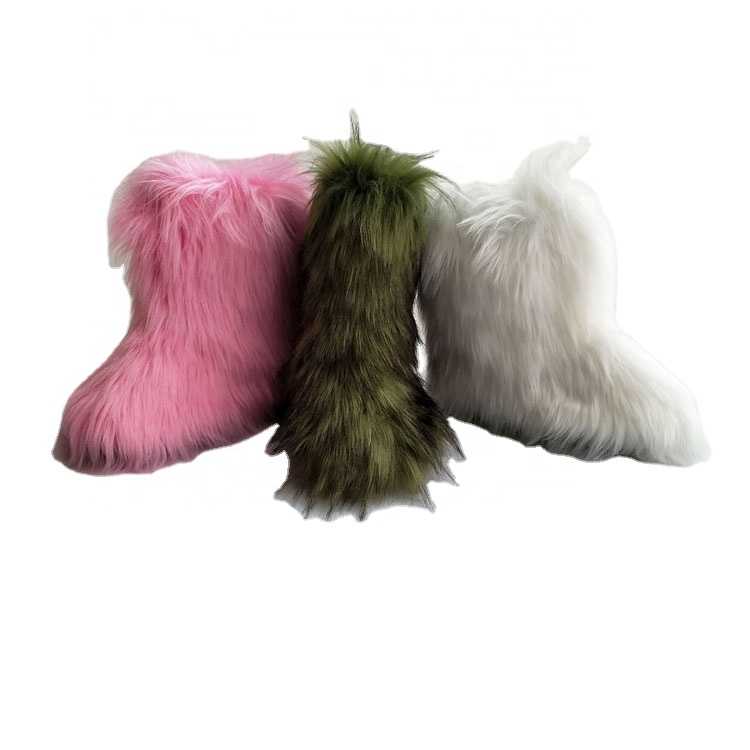 Сапоги женские зимние из искусственного меха, лидер продаж 2021