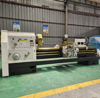 Tour à fileter horizontal HTMC Q1313-1500, alésage de broche 130 mm, robuste, pour le filetage de tuyaux OCTG, portée 1500 mm