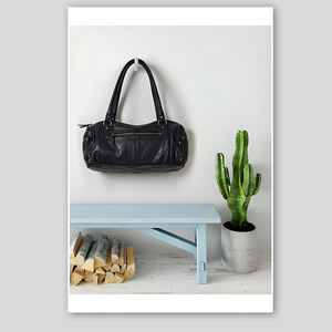 יוקרה אופנה נשים פו עור כפול תיק כתף גדול גודל גדול עם רוכסן סגירה כל עונות השנה - Product Image 4