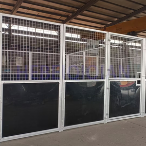 2.2 X <strong>3</strong>.6 M European Style Heavy Duty Galvanized Frame Fronts Panels Livestock Equipment Internal Bamboo <strong>Horse</strong> Stall for Farm - Product Image 1