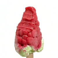 Offre Spéciale : Glace en forme de fruit 3D Raisin Violet, Boisson Froide, Sucette Glacée, Populaire sur Internet, Certifiée Halal, Emballage en Sachet