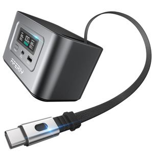 محطة طاقة صغيرة محمولة بشاشة LED طراز AF-PB010 بسعة 99.2 واط/ساعة مع منفذ USB وبطارية ليثيوم لشحن الهواتف وأجهزة الكمبيوتر المحمولة - Product Image 4