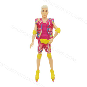 Nouvelle poupée de 30 cm (11 pouces) avec patins à roulettes intégrés, tenue de mode, poupée miniature pour couple, tenue de couple, 2024 - Product Image 2