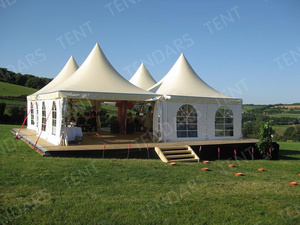Tente <span class=keywords><strong>Pagode</strong></span> en Aluminium à Prix Abordable, Tente d'Exposition Blanche à Dôme avec Fenêtres Arquées, Idéale pour Salons Commerciaux et Événements - Product Image 4