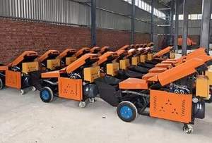 Mini bomba de hormigón de rendimiento avanzado de fábrica, bomba de estructura secundaria inclinada - Product Image 3