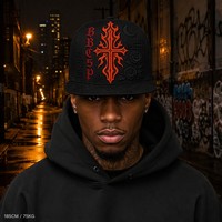 Casquette de baseball personnalisée avec broderie Old English, 6 panneaux, visière incurvée, style Dad Hat, streetwear urbain West Coast, vente en gros, faible MOQ