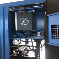Compresseur d'air à vis VSD à haute pression à deux étages 8bar~13bar