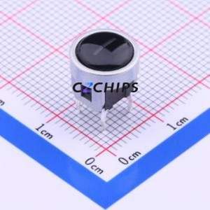 ML6-H4KA2VA Tactile Switch Through hole Component (THT) Switch Single Pole Single Throw Round Button Through Hole 9.9mm - Product Image 1