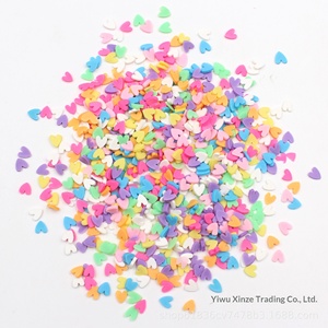 Piezas Redondas en Forma de Corazón y Pentagrama, Gránulos de Azúcar Simulados, Accesorios para Slime Hechos a Mano - Product Image 4