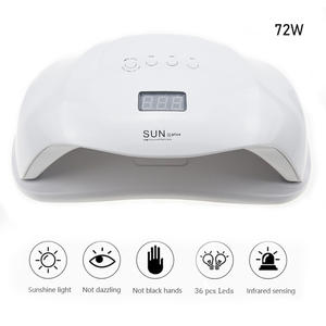 โคมไฟทำเล็บแบบเจล UV อบเล็บอุปกรณ์ทำเล็บแบบมืออาชีพโคมไฟทำเล็บ <span class=keywords><strong>xplus</strong></span> 72W - Product Image 5