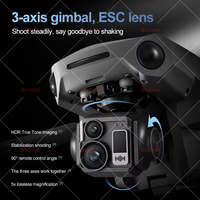 Accessoires pour drones : nacelle stabilisée trois axes, moteur brushless, photographie aérienne haute définition 48MP, écran large 10KM