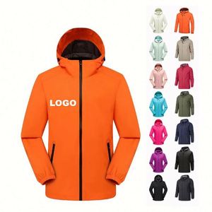 Design Customized Winter Outdoor <b>Jacket</b> for Men Women Breathable Zipper Waterproof Coat with Print Pattern Plus Size Blouson - Product Image 1