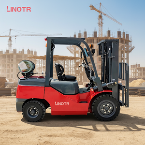 מלגזה פרופאן למכירה חמה מבית LINOTR, 3 טון, 3.5 טון, 4 טון, 4.5 טון, 5 טון, מלגזת דלק כפול LPG עם מנוע EPA - Product Image 6