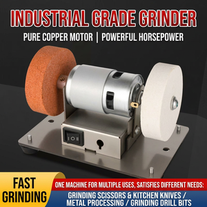 Motor de amolado eléctrico, pulidora pequeña, afilador de cuchillos sin escalones, amoladora, amoladora de sobremesa para uso doméstico - Product Image 1