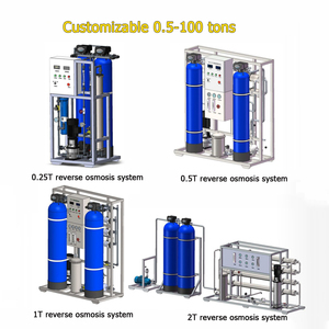 Système de traitement d'eau par osmose inverse 1000 l/h pour la restauration, machine de filtration + réservoir stérile OEM pour l'eau - Product Image 5