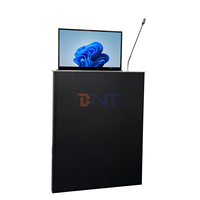 Moniteur LCD de fonction d'ascenseur de système de conférence audio de bureau caché pour la conférence équipée d'équipement informatique vidéo de présentation