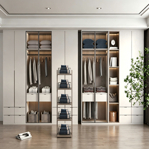 Armoires <span class=keywords><strong>pour</strong></span> <span class=keywords><strong>chambre</strong></span> à coucher, armoire à double porte fiable avec <span class=keywords><strong>étagère</strong></span>s réglables, placards de <span class=keywords><strong>chambre</strong></span> à coucher <span class=keywords><strong>pour</strong></span> le rangement des vêtements de la famille - Product Image 2
