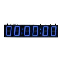 Feibot extérieur étanche LED horloge 6 chiffres Double face course minuterie