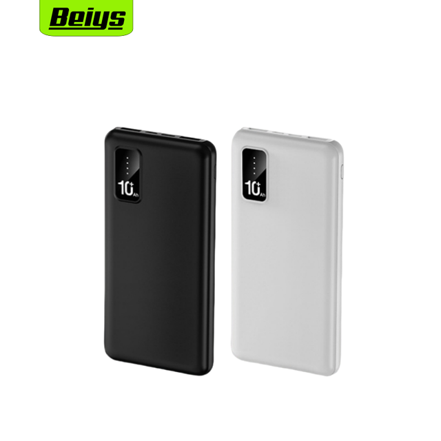 Factory Direct Sales Mini USB Power Bank Portable 10000mah Charger Custom logo Ultra-thin Best Mobile Power Bank 10000mah
