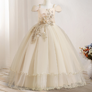 Vestido de Fiesta <span class=keywords><strong>para</strong></span> <span class=keywords><strong>Niñas</strong></span>, Estilo Princesa, con Bordado Vintage, Encaje, Hombros Descubiertos, <span class=keywords><strong>para</strong></span> <span class=keywords><strong>Cumpleaños</strong></span> y Eventos Formales - Product Image 4
