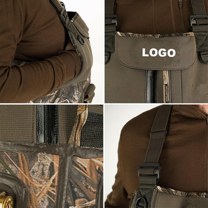<span class=keywords><strong>Cuissardes</strong></span> de pêche à la mouche respirantes unisexes de haute qualité à 4-5 couches pour hommes, imperméables, avec bottes intégrées, pour la chasse, OEM/ODM - Product Image 3