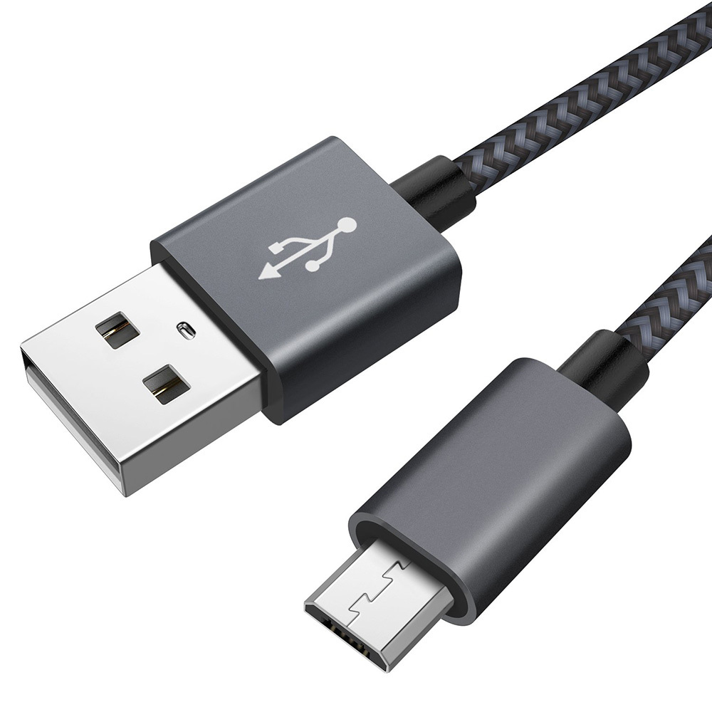 Кабель Micro USB XANUAN, 6 футов, USB 2,0 A папа-Micro B, шнур зарядного устройства, 2 А, быстрая зарядка и передача данных для телефонов на Android, Samsung, HTC