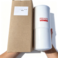P551670 pour DONALDSON WIX MANN FLEETGUARD Filtre à huile de camion de haute qualité LF670 PH5778 H301W 51669