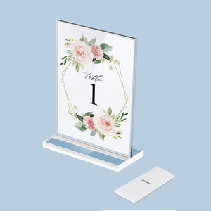 Porta segni in acrilico 4*6 supporti in acrilico per Display in acrilico trasparente espositore per foto cornici per foto promozioni - Product Image 2