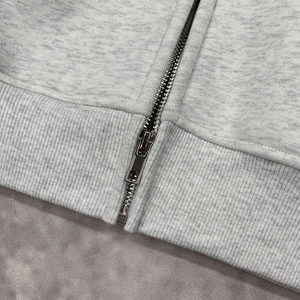 Pull à capuche de haute qualité unisexe Designer personnalisé sérigraphie sweat à capuche zippé Streetwear Tech polaire sweat à capuche zippé surdimensionné - Product Image 5