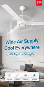 EAU Oman Irak Vietnam Malaisie 56 ''<span class=keywords><strong>Ventilateur</strong></span> de plafond géant industriel commercial avec pales en métal durables-pour cafés/salles de classe - Product Image 4