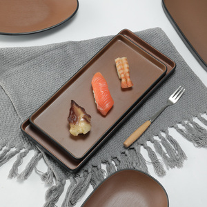 2023 tùy chỉnh thiết kế chất lượng tốt Tấm Nhà hàng melamine Sushi tấm bắt chước sứ Bộ đồ ăn - Product Image 5