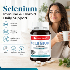 Vente en gros de suppléments de sélénium Shecome, fabricant de suppléments de sélénium, soutien immunitaire et antioxydant, minéraux essentiels, 250 mcg, 100 capsules de sélénium - Product Image 2