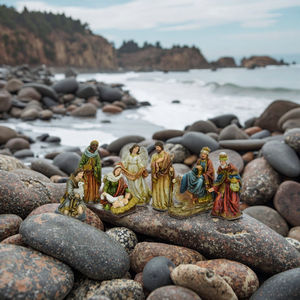 12 इंच नॉटिकल शैली इनडोर क्रिसमस रचनात्मकता घर की सजावट के लिए कलात्मक उल्लू डिजाइन के साथ पुनर्निर्मित दृश्य - Product Image 6